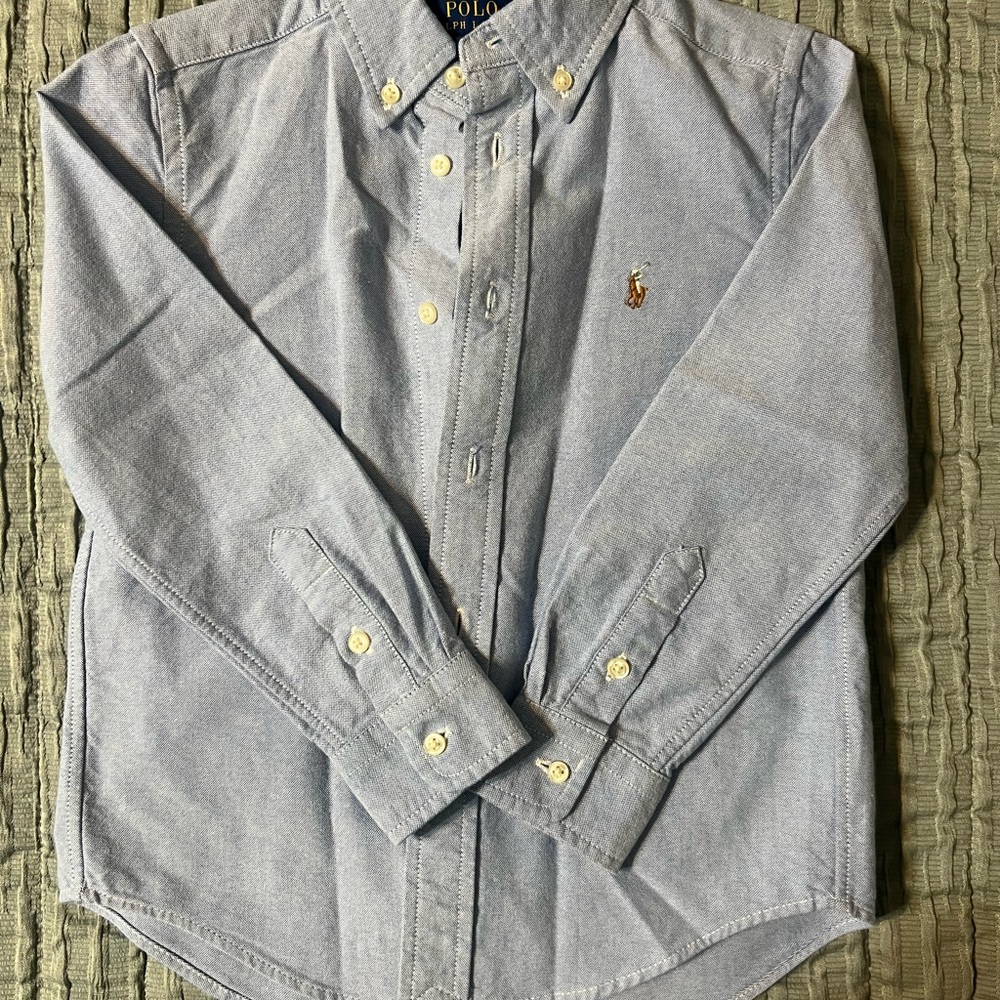 Polo by Ralph Lauren Chambray Kids Button Down Shirt